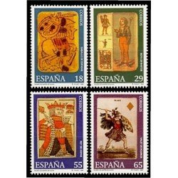 España Spain 3317/20 1994 Museo de Naipes MNH España Spain 3317/20 1994 Museo de Naipes MNH
