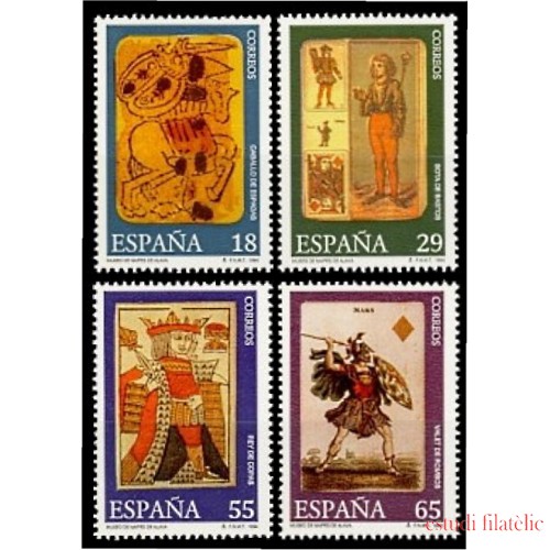 España Spain 3317/20 1994 Museo de Naipes MNH