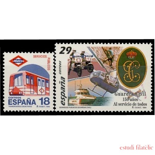 España Spain 3322/23 1994 Servicios públicos MNH