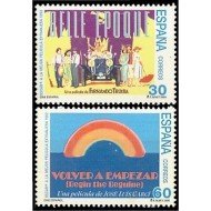 España Spain 3336/37 1995 Cine Español MNH