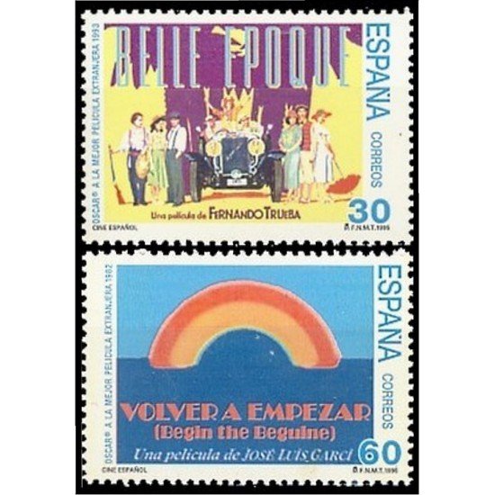 España Spain 3336/37 1995 Cine Español MNH España Spain 3336/37 1995 Cine Español MNH