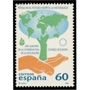 España Spain 3349 1995 Año Europeo de la Conservación de la Naturaleza MNH
