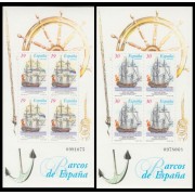 España Spain 3352/53 1995 Barcos de época MNH