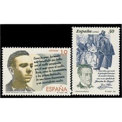 España Spain 3356/57 1995 Literatura española Personajes de ficción MNH España Spain 3356/57 1995 Literatura española Personajes de ficción MNH