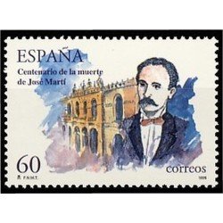 España Spain 3358 1995 Efemérides Centenario del fallecimiento de José Martí MNH España Spain 3358 1995 Efemérides Centenario del fallecimiento de José Martí MNH