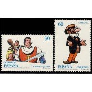 España Spain 3359/60 1995 Cómics personajes de ficción MNH