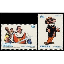 España Spain 3359/60 1995 Cómics personajes de ficción MNH