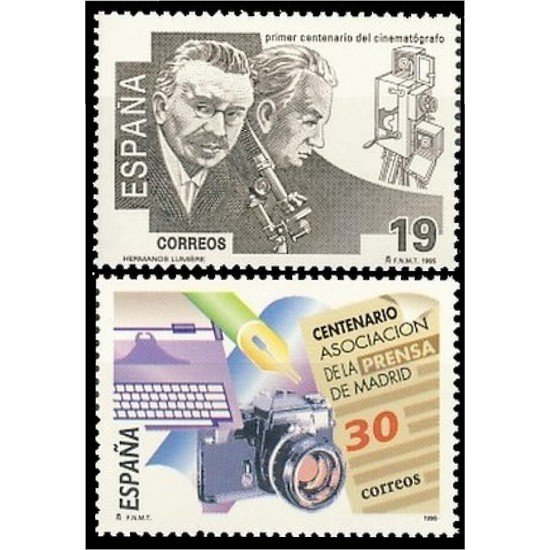 España Spain 3362/63 1995 Efemérides MNH España Spain 3362/63 1995 Efemérides MNH