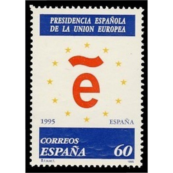 España Spain 3385 1995 Presidencia española de la Unión Europea Unión Europea MNH España Spain 3385 1995 Presidencia española de la Unión Europea Unión Europea MNH