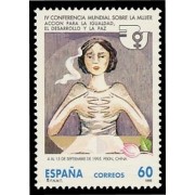 España Spain 3386 1995 IV Conferencia Internacional sobre la Mujer MNH