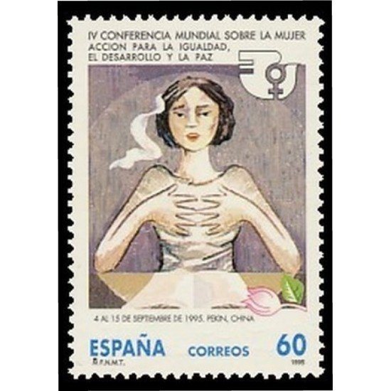 España Spain 3386 1995 IV Conferencia Internacional sobre la Mujer MNH España Spain 3386 1995 IV Conferencia Internacional sobre la Mujer MNH