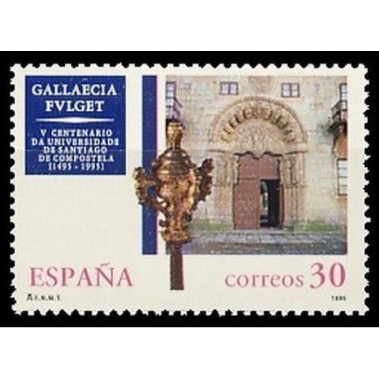 España Spain 3389 1995 V Centenario de la Universidad de Santiago de Compostela MNH