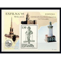 España Spain 3393 1995 Exposición Filatélica Nacional Exfilna 95 MNH