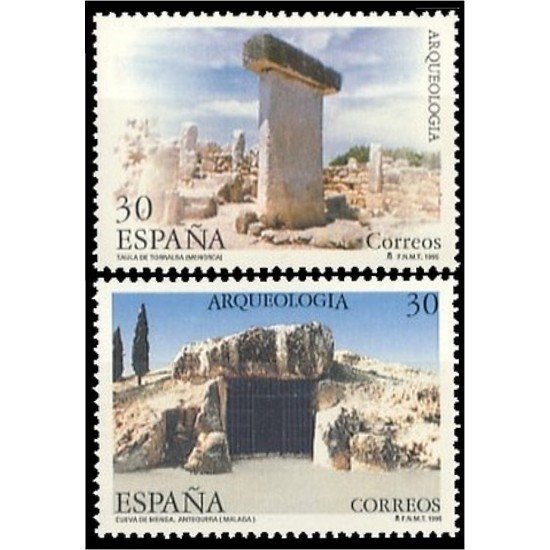 España Spain 3395/96 1995 Arqueología MNH España Spain 3395/96 1995 Arqueología MNH