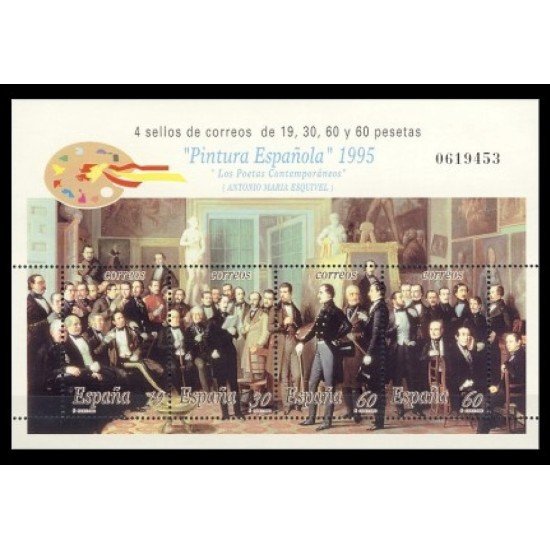 España Spain 3401 1995 Pintura española Antonio María Esquivel MNH España Spain 3401 1995 Pintura española Antonio María Esquivel MNH