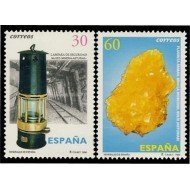 España Spain 3408/09 1996 Minerales de España MNH