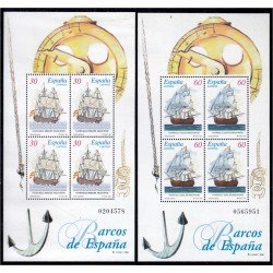 España Spain 3415/16 1996 Barcos de época MNH