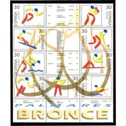 España Spain 3418/26 1996 Deportes Olímpicos de Bronce MNH