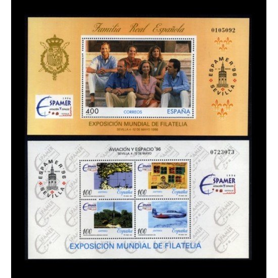 España Spain 3428/33 1996 Espamer 96 MNH España Spain 3428/33 1996 Espamer 96 MNH