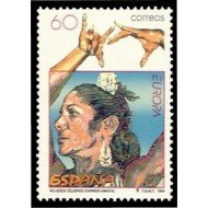 España Spain 3434 1996 Europa Mujeres Célebres MNH