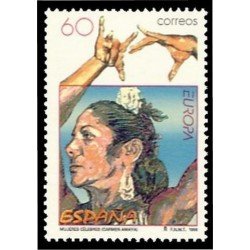 España Spain 3434 1996 Europa Mujeres Célebres MNH