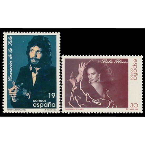 España Spain 3442/43 1996 Personajes Populares MNH