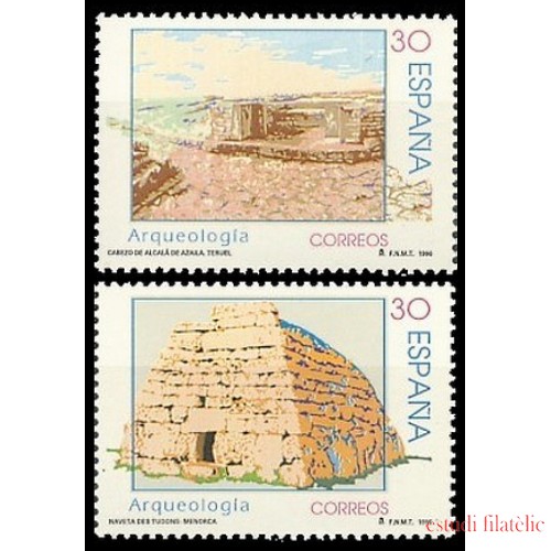 España Spain 3448/49 1996 Arqueología MNH