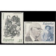 España Spain 3483/84 1997 Literatura española Personajes de ficción MNH