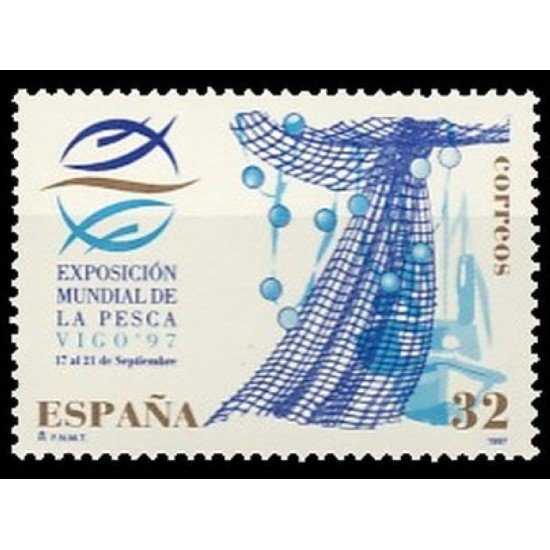España Spain 3504 1997 Exposición Mundial de la Pesca MNH España Spain 3504 1997 Exposición Mundial de la Pesca MNH