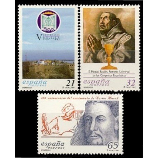 España Spain 3505/07 1997 Efemérides MNH España Spain 3505/07 1997 Efemérides MNH