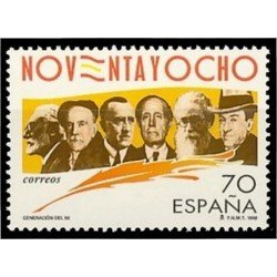 España Spain 3536 1998 Generación del 98 MNH España Spain 3536 1998 Generación del 98 MNH