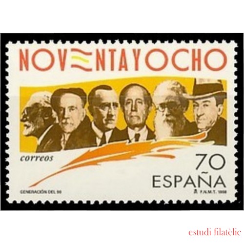 España Spain 3536 1998 Generación del 98 MNH