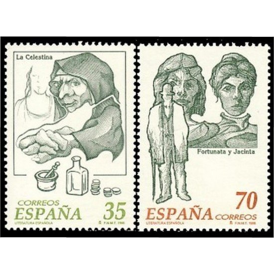 España Spain 3538/39 1998 Centenarios MNH