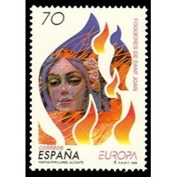 España Spain 3542 1998 Europa Fiestas Populares MNH España Spain 3542 1998 Europa Fiestas Populares MNH