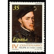 España Spain 3548 1998 Centenarios Felipe II MNH