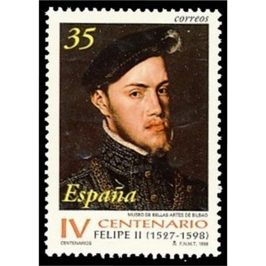 España Spain 3548 1998 Centenarios Felipe II MNH