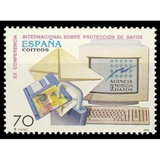 España Spain 3555 1998 XX Conferencia Internacional sobre protección de datos MNH España Spain 3555 1998 XX Conferencia Internacional sobre protección de datos MNH