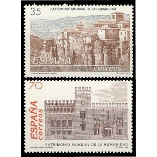 España Spain 3558/59 1998 Bienes Culturales y Naturales Patrimonio Mundial de la Humanidad Patrimonio MNH España Spain 3558/59 1998 Bienes Culturales y Naturales Patrimonio Mundial de la Humanidad Patrimonio MNH