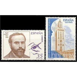 España Spain 3586/87 1998 Centenarios MNH