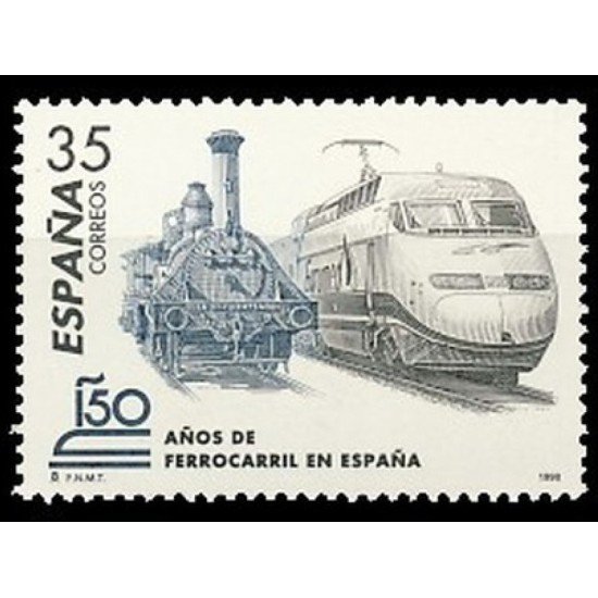 España Spain 3591 1998 CL años del Ferrocarril de España MNH España Spain 3591 1998 CL años del Ferrocarril de España MNH