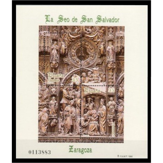 España Spain 3595 1998 La Seo San Salvador de Zaragoza MNH España Spain 3595 1998 La Seo San Salvador de Zaragoza MNH