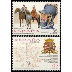 España Spain 3598/99 1998 CD Aniversario Fundación de Nuevo México MNH España Spain 3598/99 1998 CD Aniversario Fundación de Nuevo México MNH