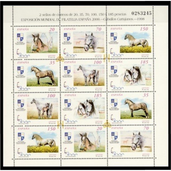 España Spain 3608/13 1998 Exposición Mundial Filatelia España 2000 MNH