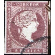 España Spain 50 1855 Isabel II