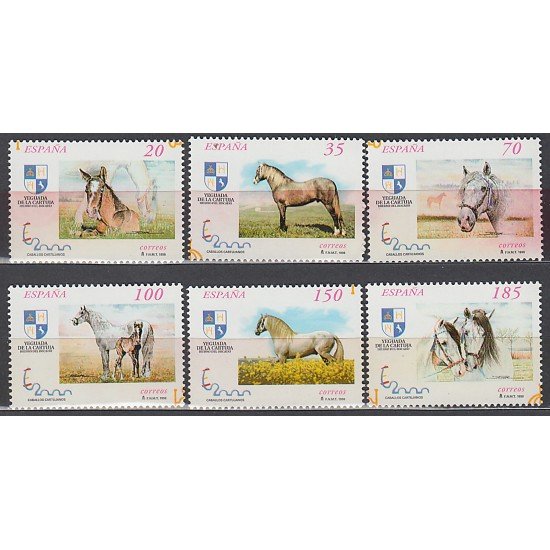 España Spain 3608A/13A 1998 Sellos cortados Año 1998 Expo Mundial Filatelia España 2000, lujo MNH España Spain 3608A/13A 1998 Sellos cortados Año 1998 Expo Mundial Filatelia España 2000, lujo MNH