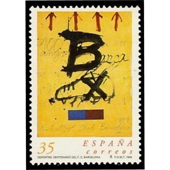 España Spain 3621 1999 Deportes Fútbol Centenario del F.C. Barcelona MNH España Spain 3621 1999 Deportes Fútbol Centenario del F.C. Barcelona MNH