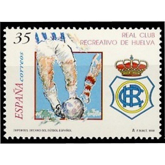 España Spain 3644 1999 Deportes Real Club Recreativo Huelva MNH España Spain 3644 1999 Deportes Real Club Recreativo Huelva MNH