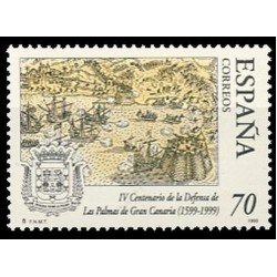 España Spain 3649 1999 IV Centenario de la Defensa de Las Palmas de Gran Canaria MNH España Spain 3649 1999 IV Centenario de la Defensa de Las Palmas de Gran Canaria MNH