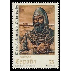 España Spain 3655 1999 IX Centenario de la muerte del Cid Campeador MNH España Spain 3655 1999 IX Centenario de la muerte del Cid Campeador MNH