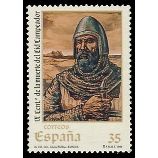 España Spain 3655 1999 IX Centenario de la muerte del Cid Campeador MNH